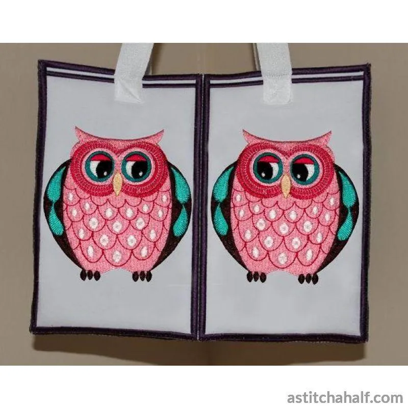 Razzle Dazzle Owl Tote