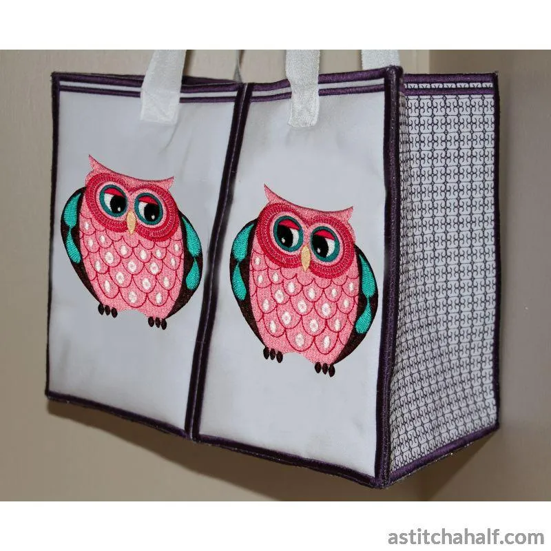 Razzle Dazzle Owl Tote