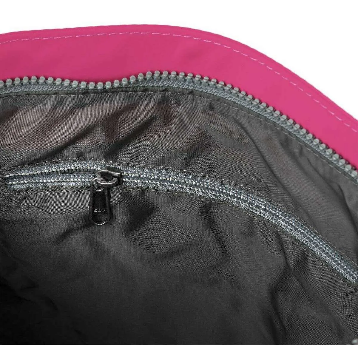 Roka Kennington B Medium Sustainable Nylon Crossbody Bag - Sparkling Cosmo Pink