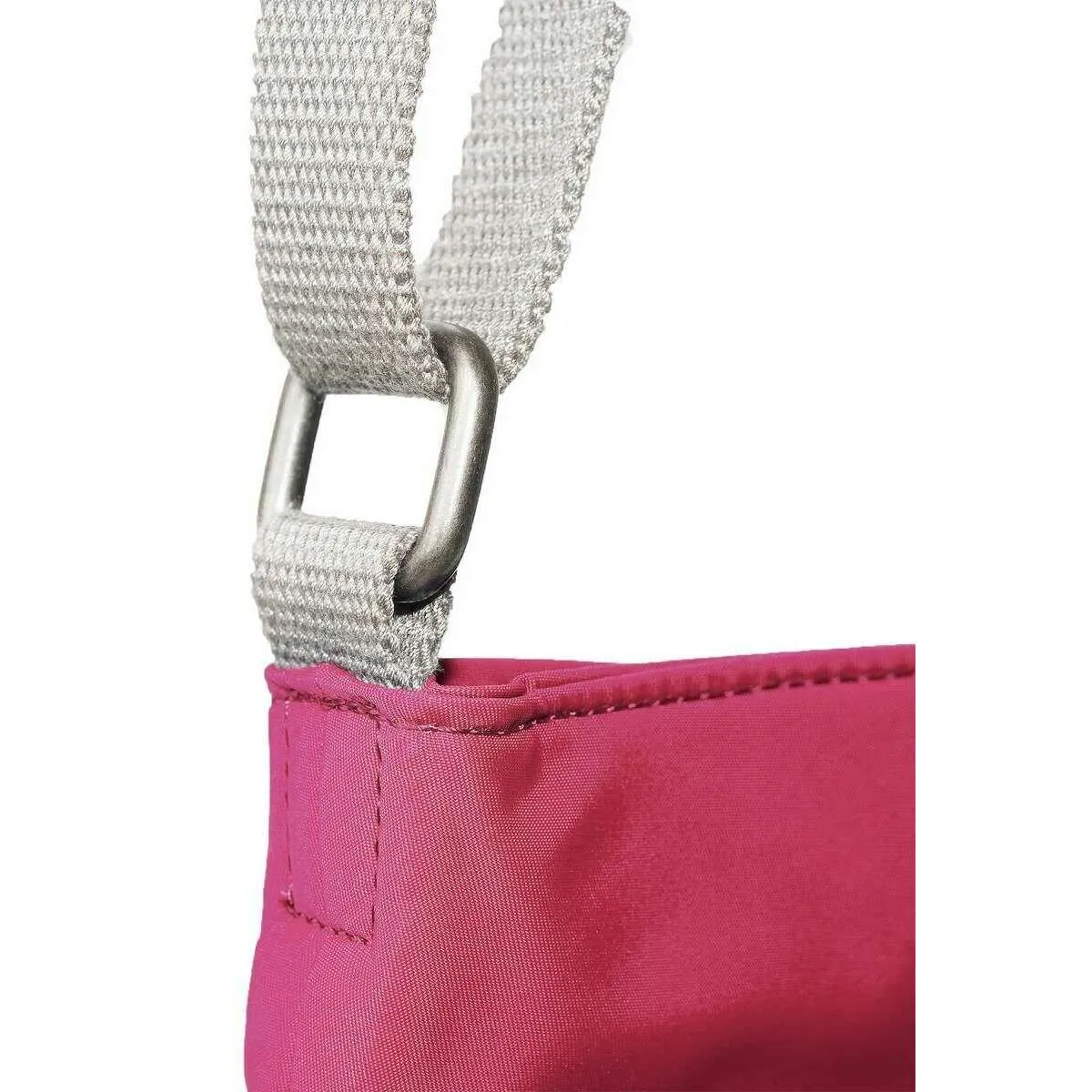 Roka Kennington B Medium Sustainable Nylon Crossbody Bag - Sparkling Cosmo Pink