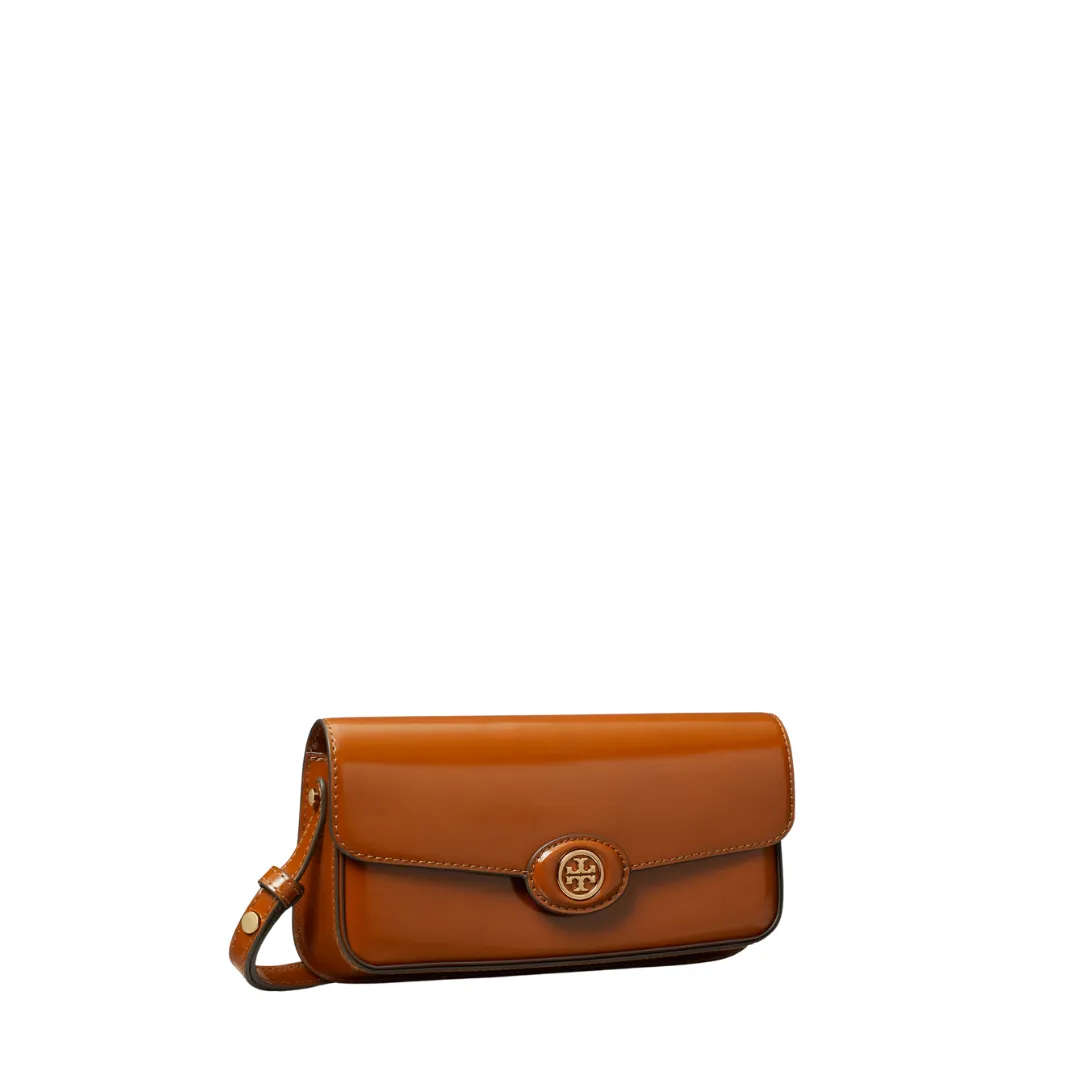Tory Burch Robinson Spazzolato E/W Shoulder Bag