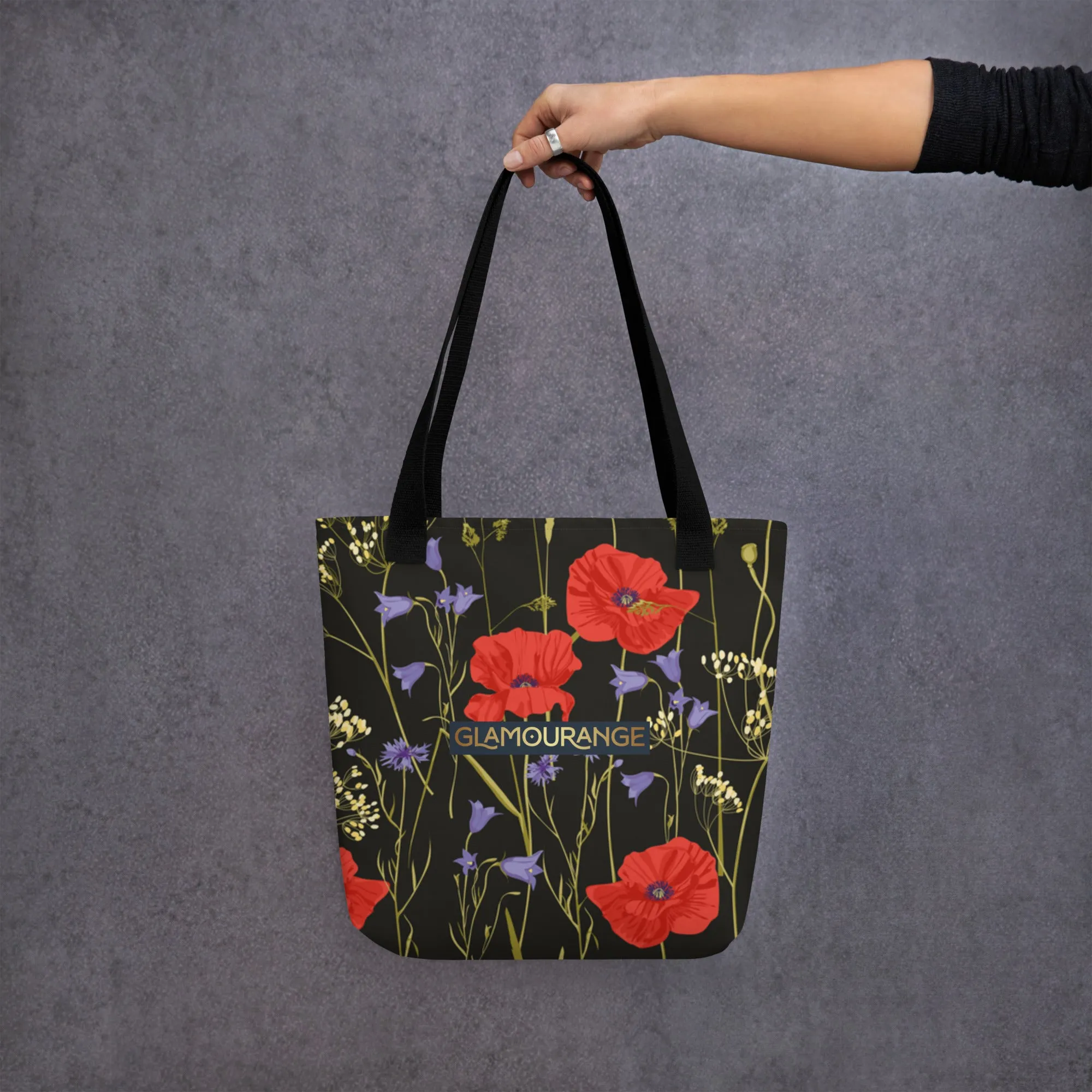 Tote Bag Women Designer (Flower Pattern 0010)