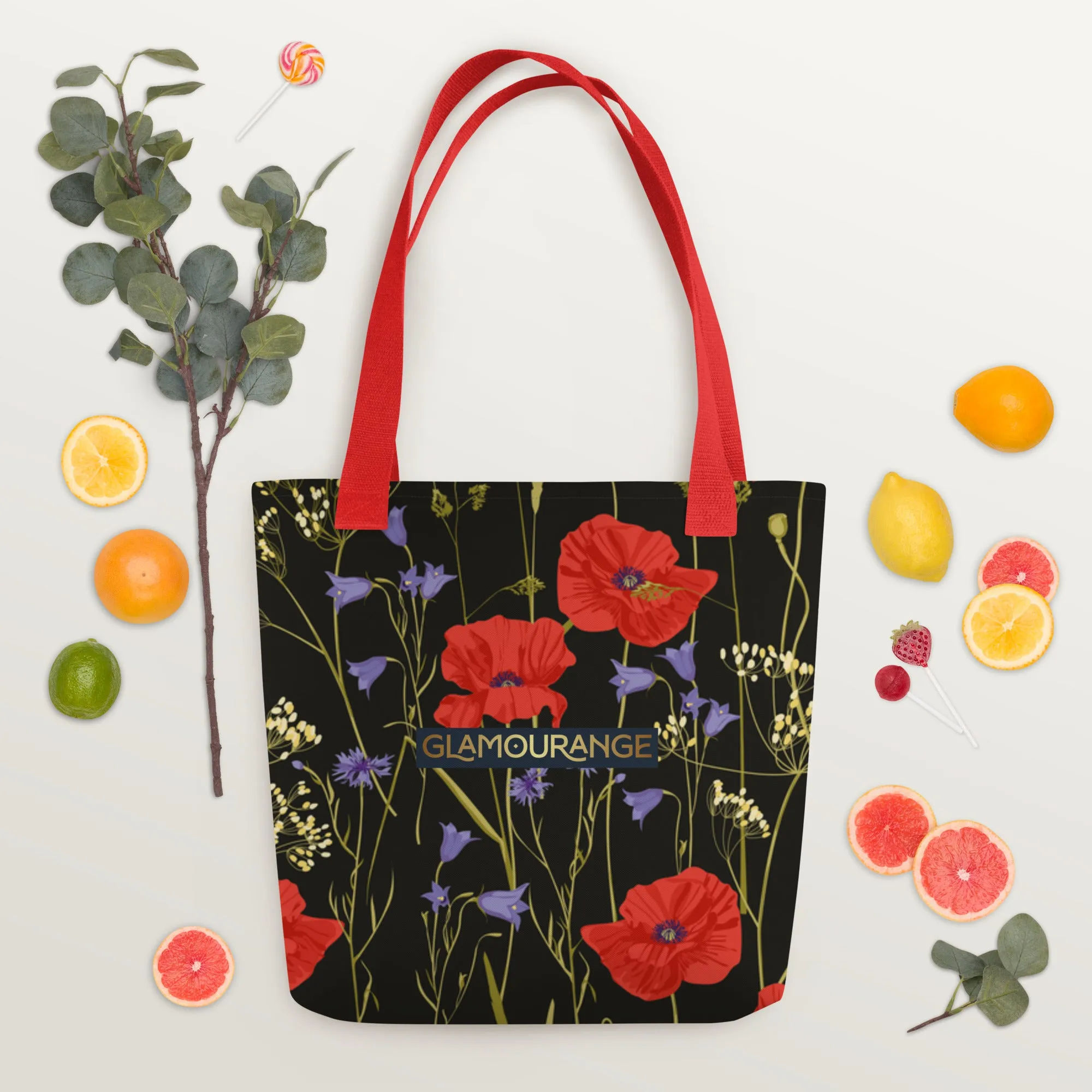 Tote Bag Women Designer (Flower Pattern 0010)