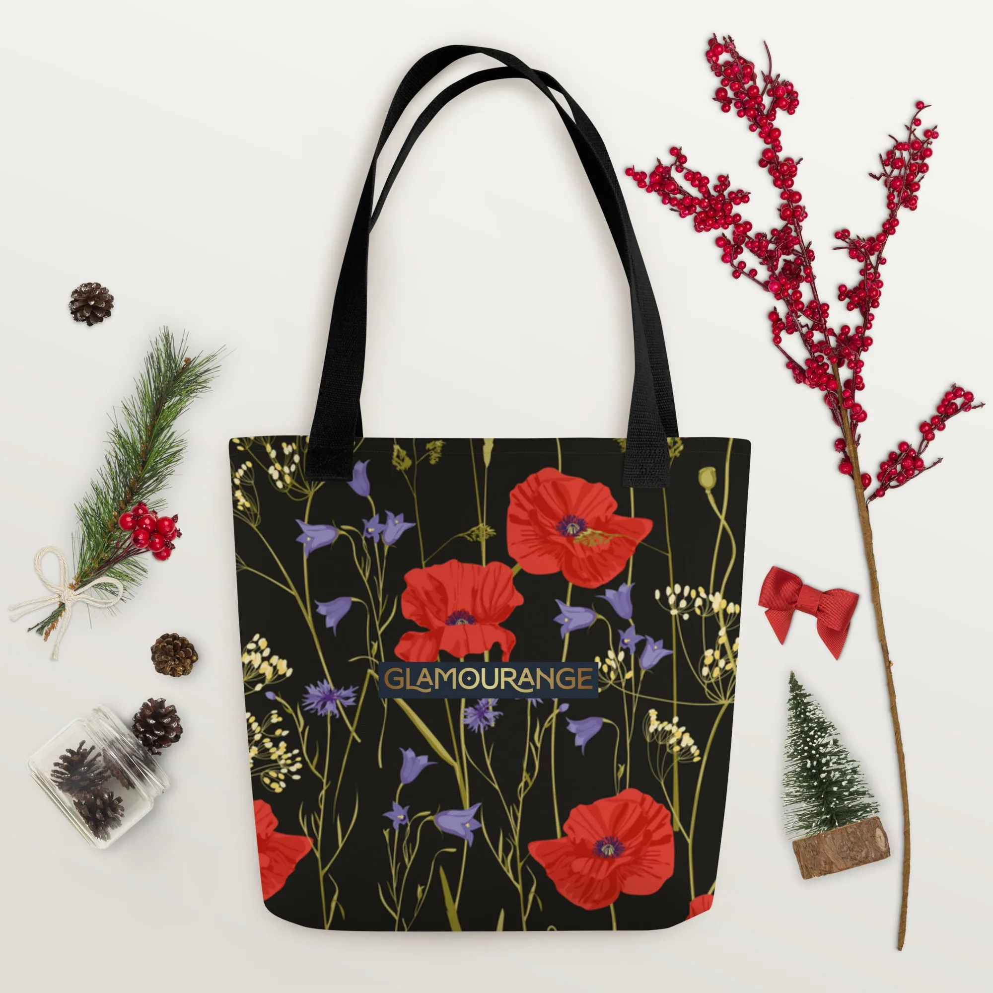 Tote Bag Women Designer (Flower Pattern 0010)