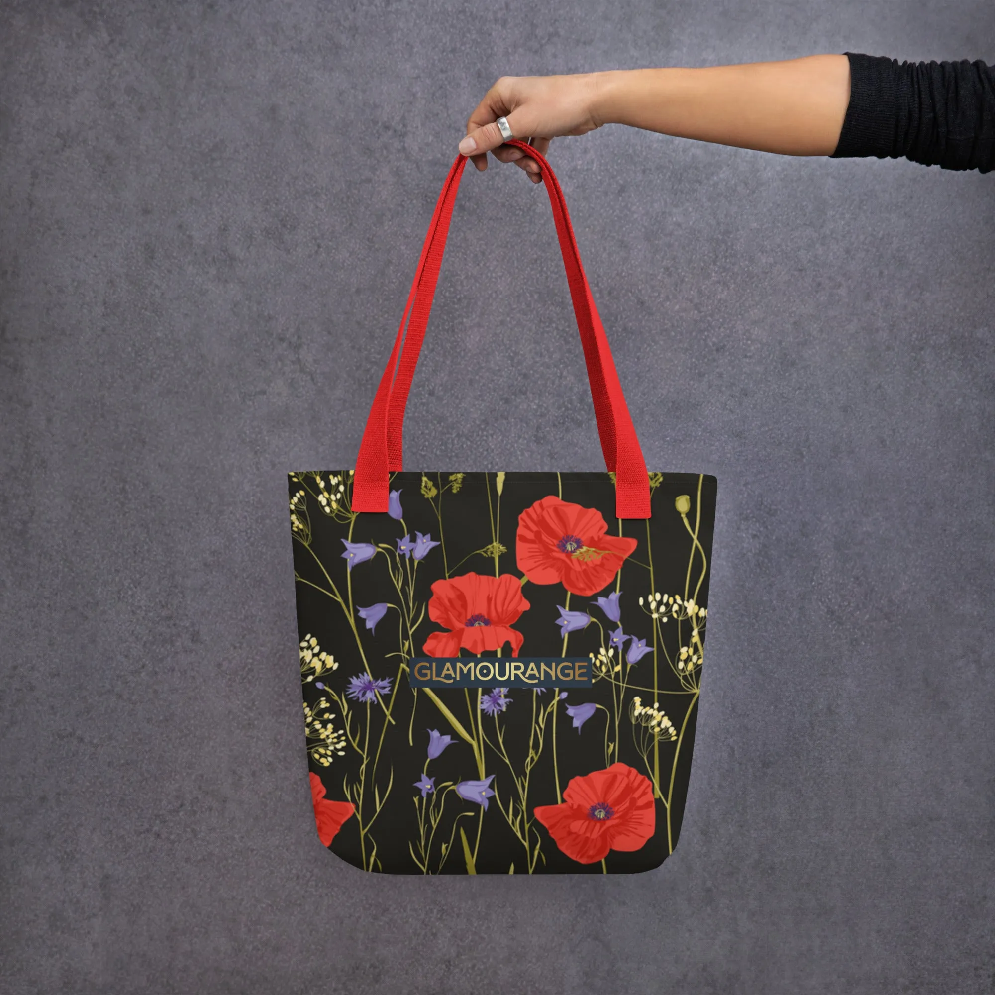 Tote Bag Women Designer (Flower Pattern 0010)