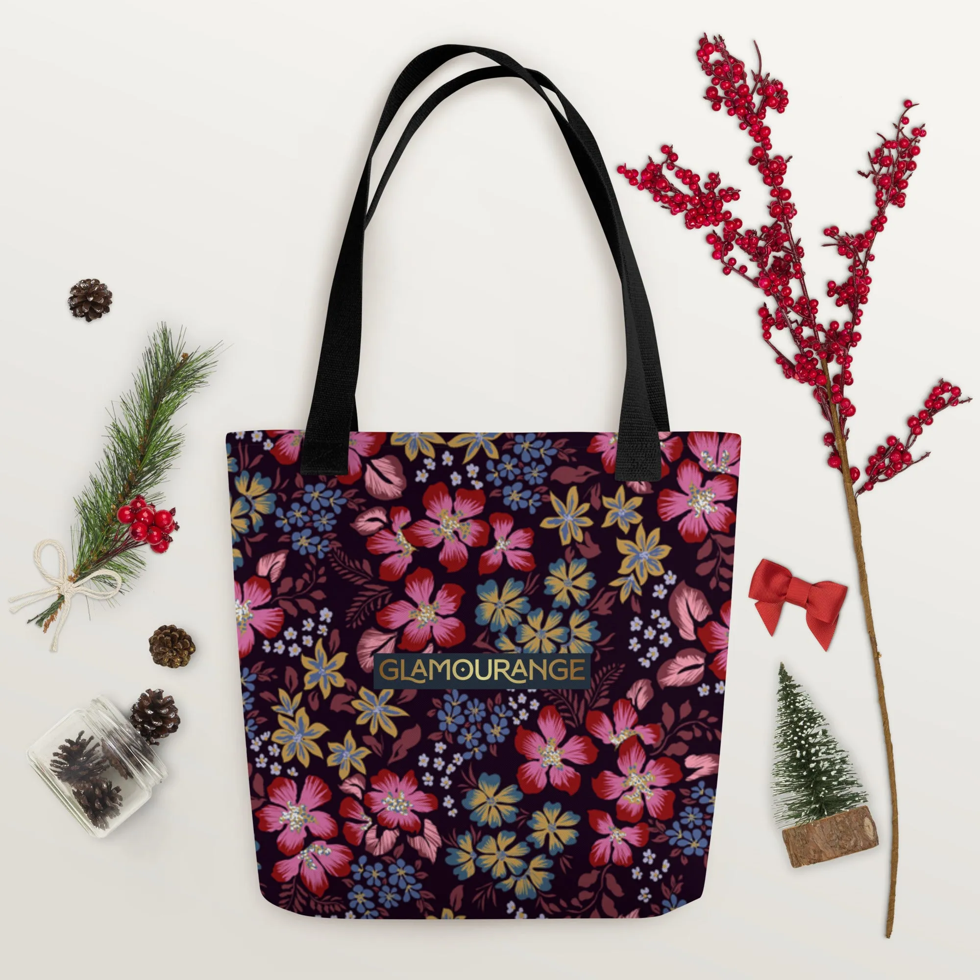 Tote Bag Women Designer (Flower Pattern 0011)