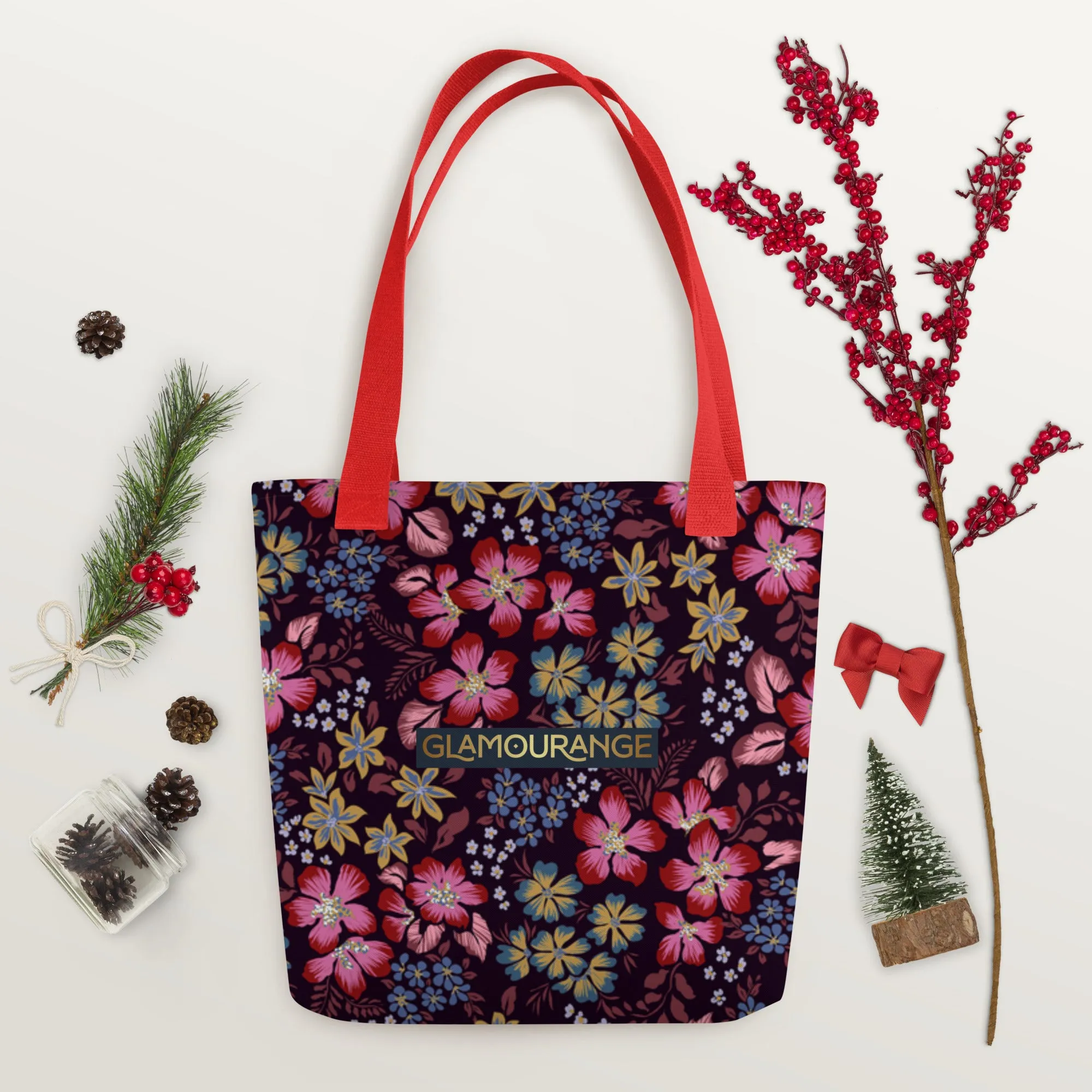 Tote Bag Women Designer (Flower Pattern 0011)