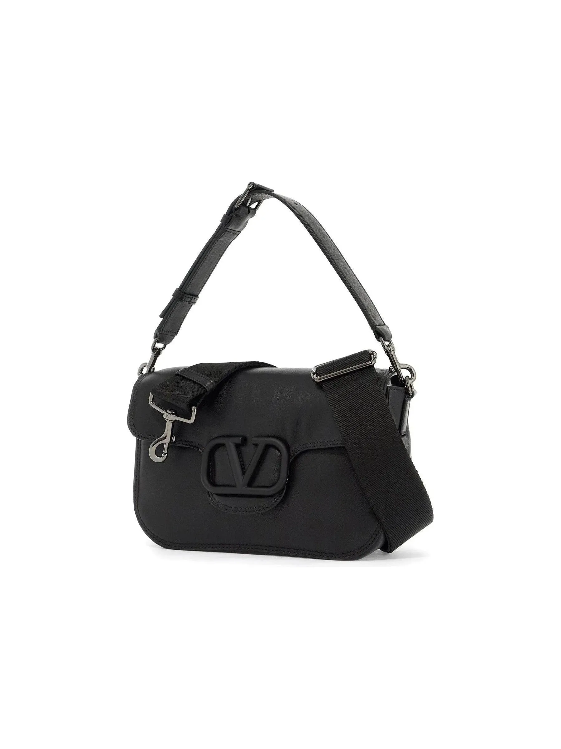 Vlogo Signature Nappa Leather Shoulder Bag