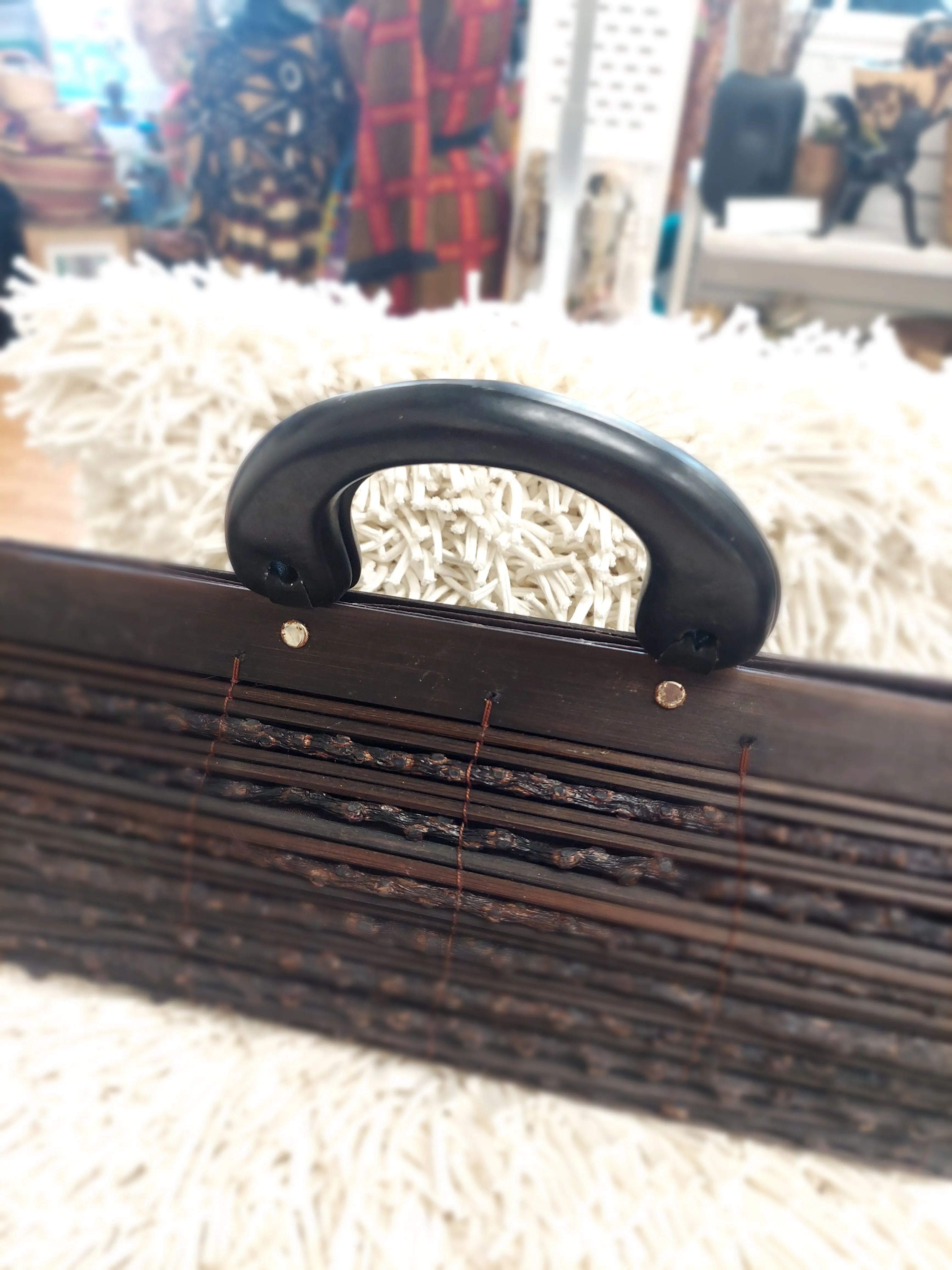 Wood clutch Bag | Geri's Bluffing Boutique